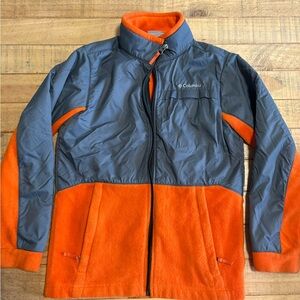Columbia Kids' Vibrant Orange and Charcoal Jacket